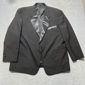 Gerald Austin Black Tuxedo Jacket Men's Size 50R Formal Wedding Concert Blazer